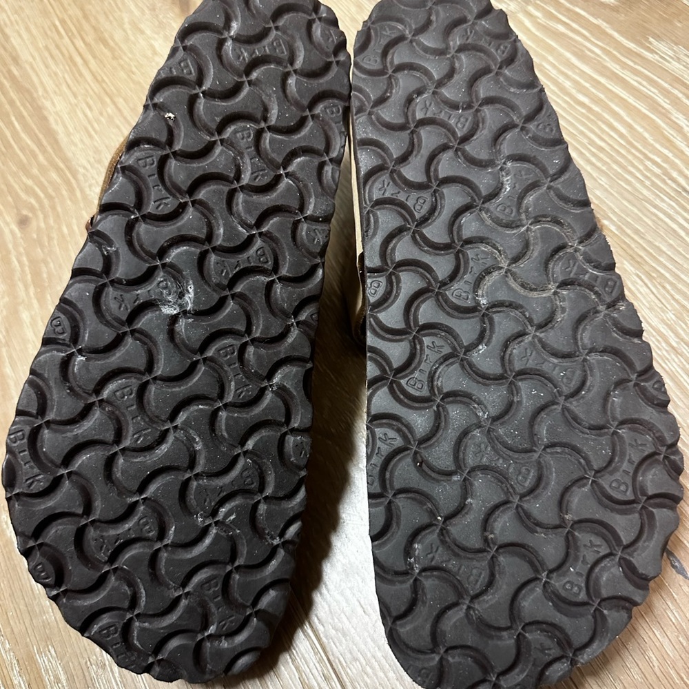 Birkenstock thong sandals size 38 taupe - Picture 3 of 3